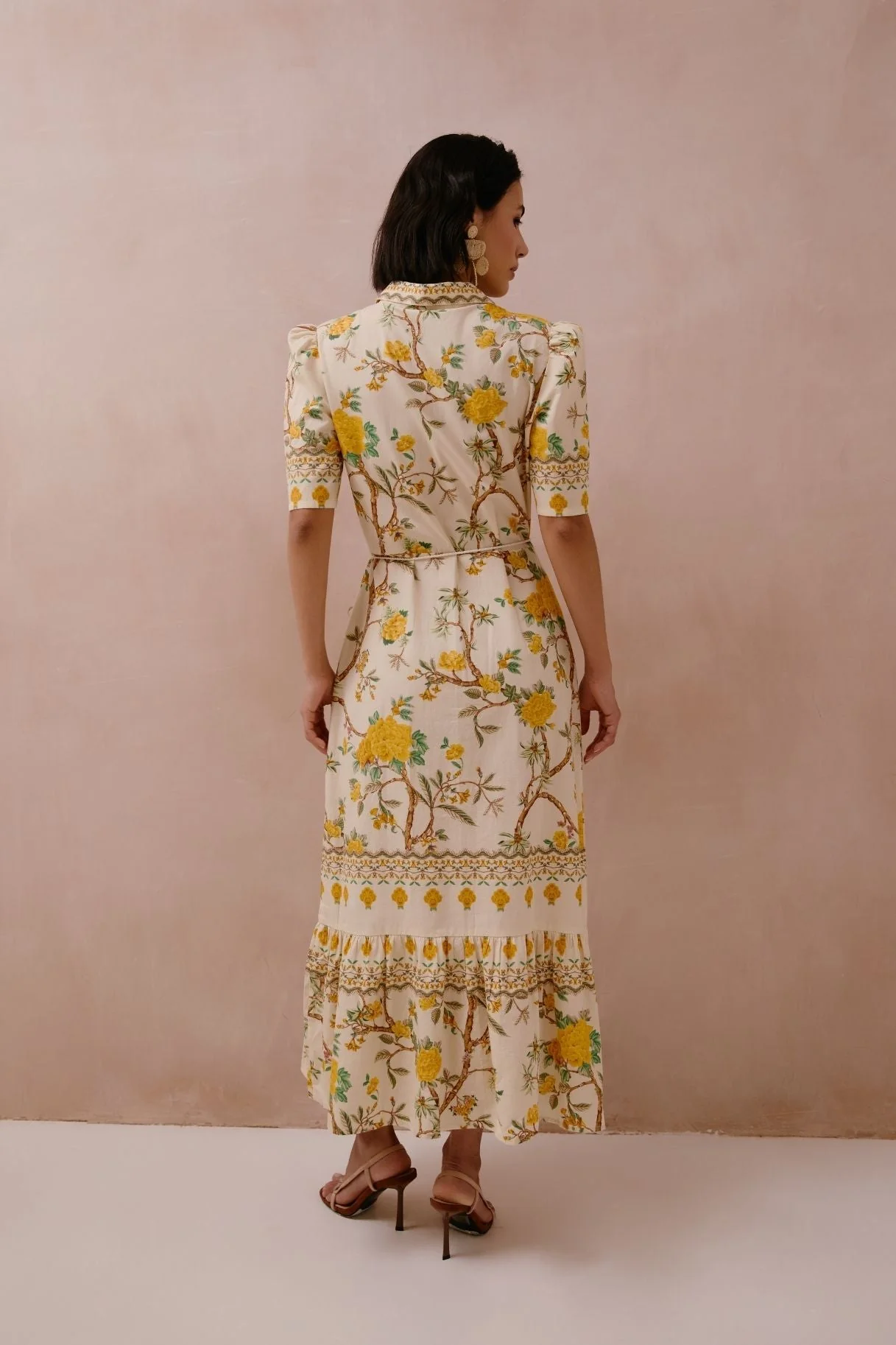 Raishma Studio Yellow Miranda Dress - Image 3