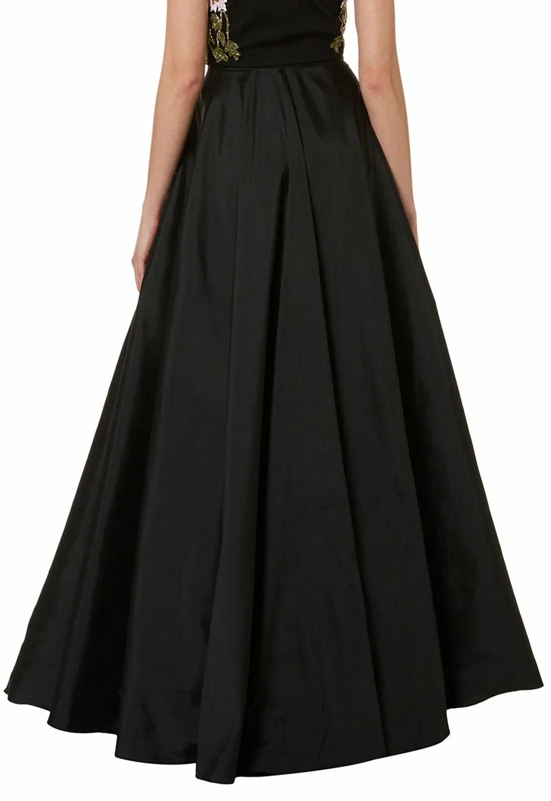 Raishma Taffeta Maxi Skirt in Black - Image 2