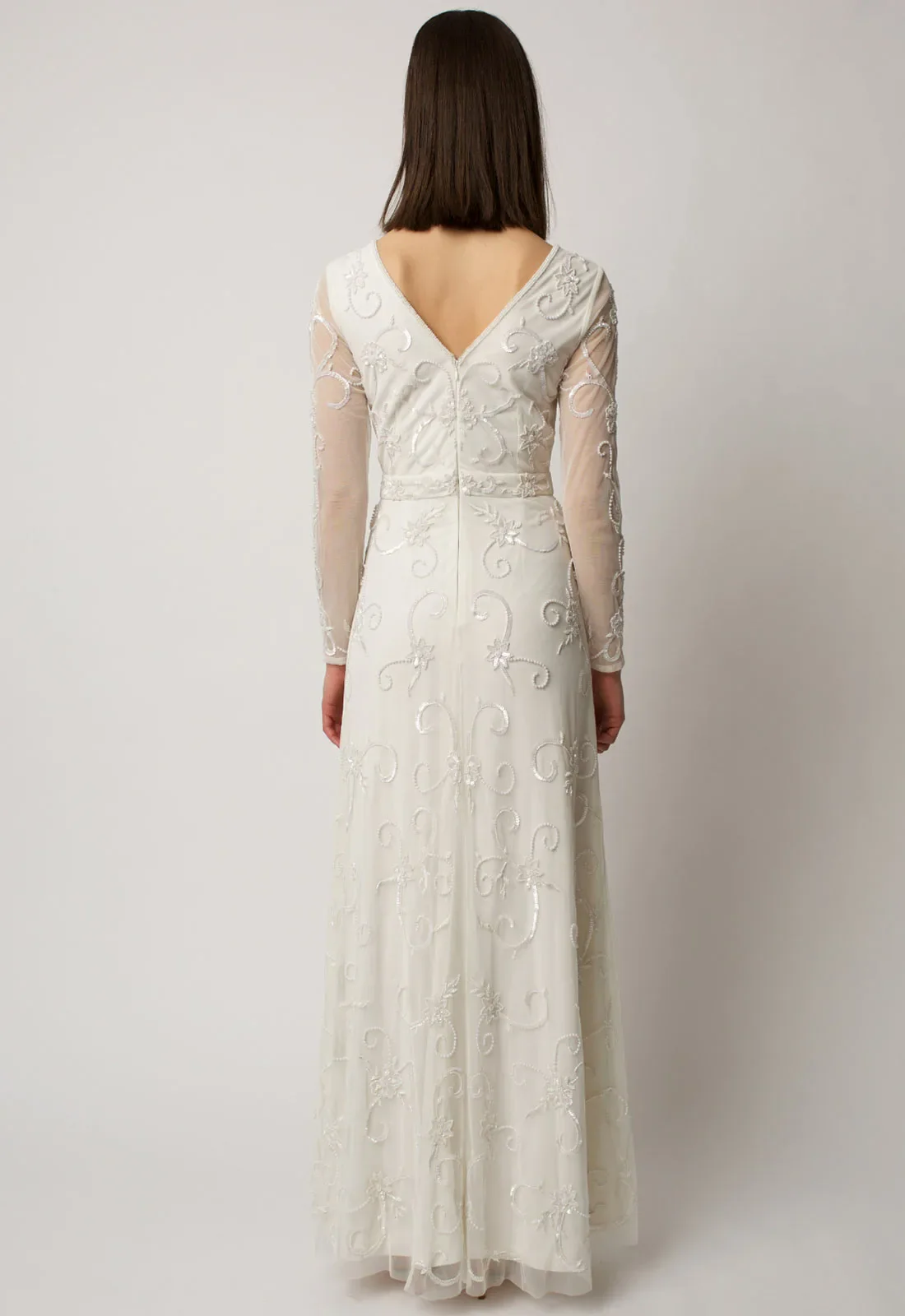 Raishma White Jayne Bridal Maxi Dress - Image 3