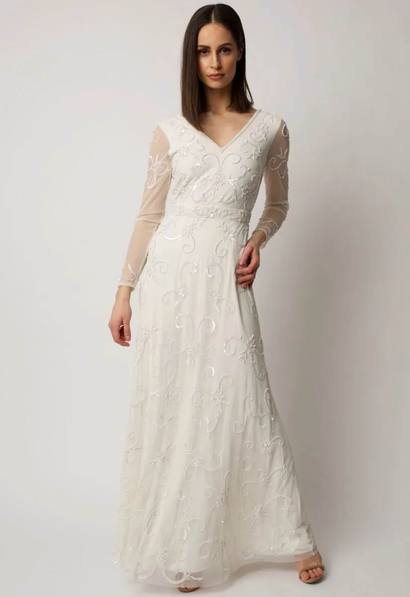 Raishma White Jayne Bridal Maxi Dress - Image 9