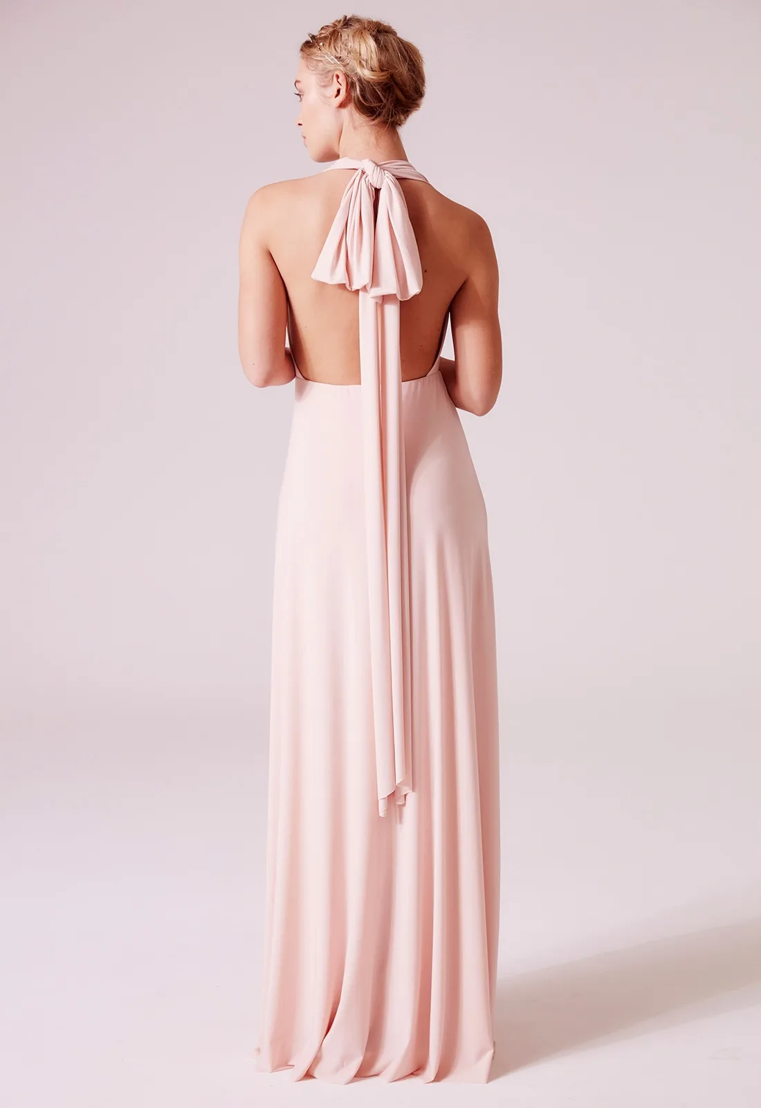 Revie Alexis Multiway Maxi Dress in Nude - Image 3
