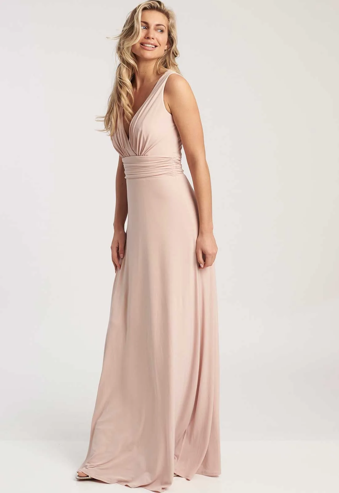 Revie London Peach Liana maxi Dress - Image 5
