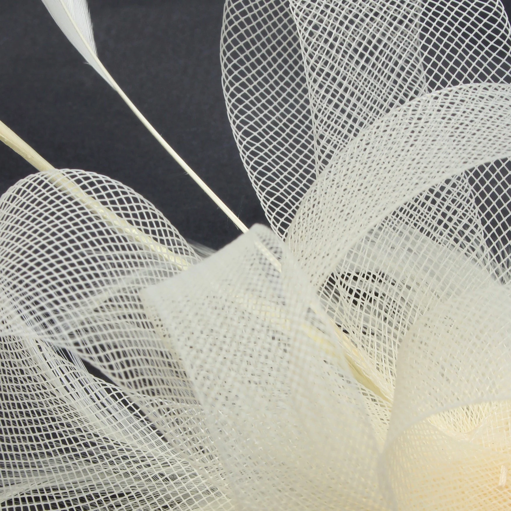Ruby Rocks Grace Fascinator - Cream - Image 3