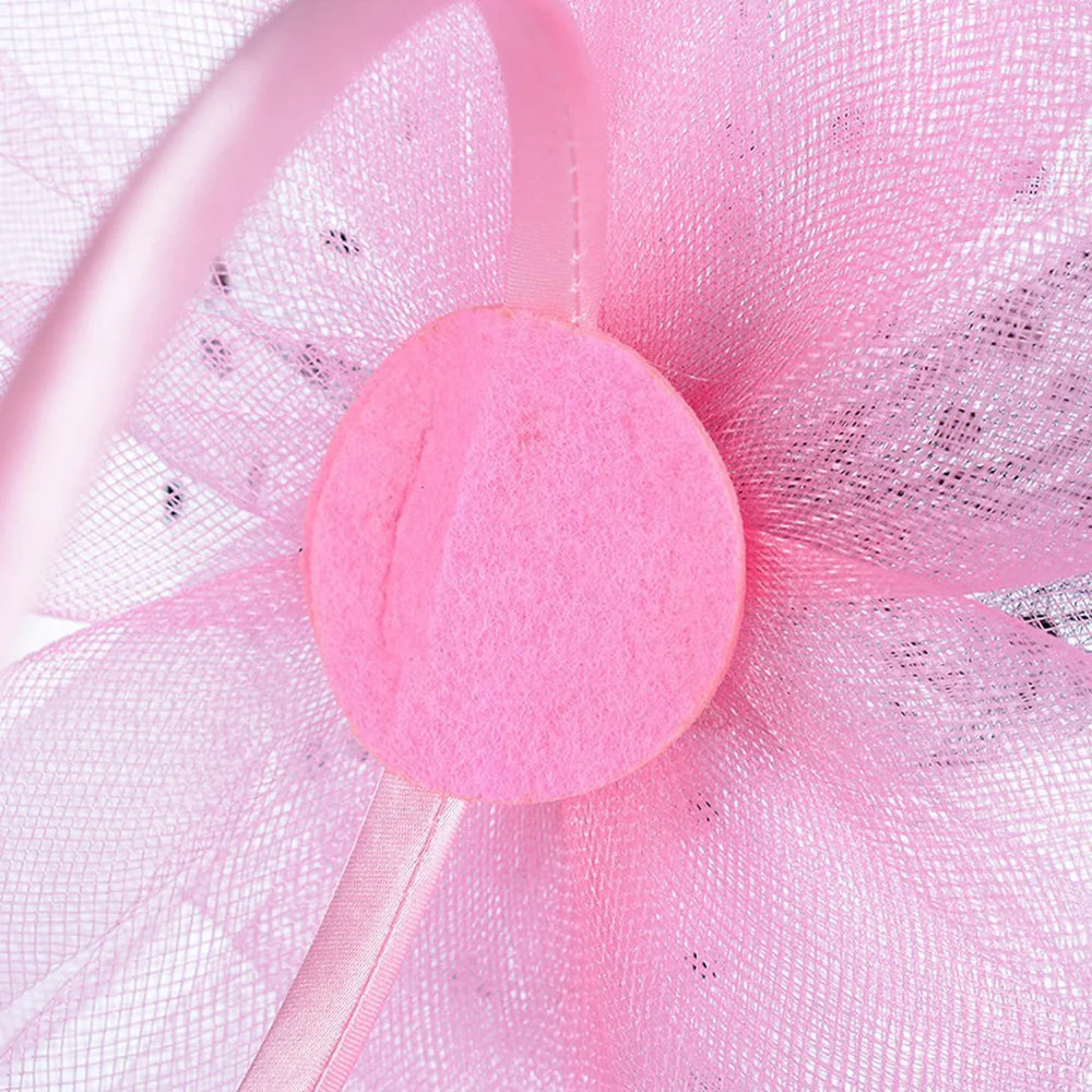 Ruby Rocks Ria Fascinator - Pink - Image 2