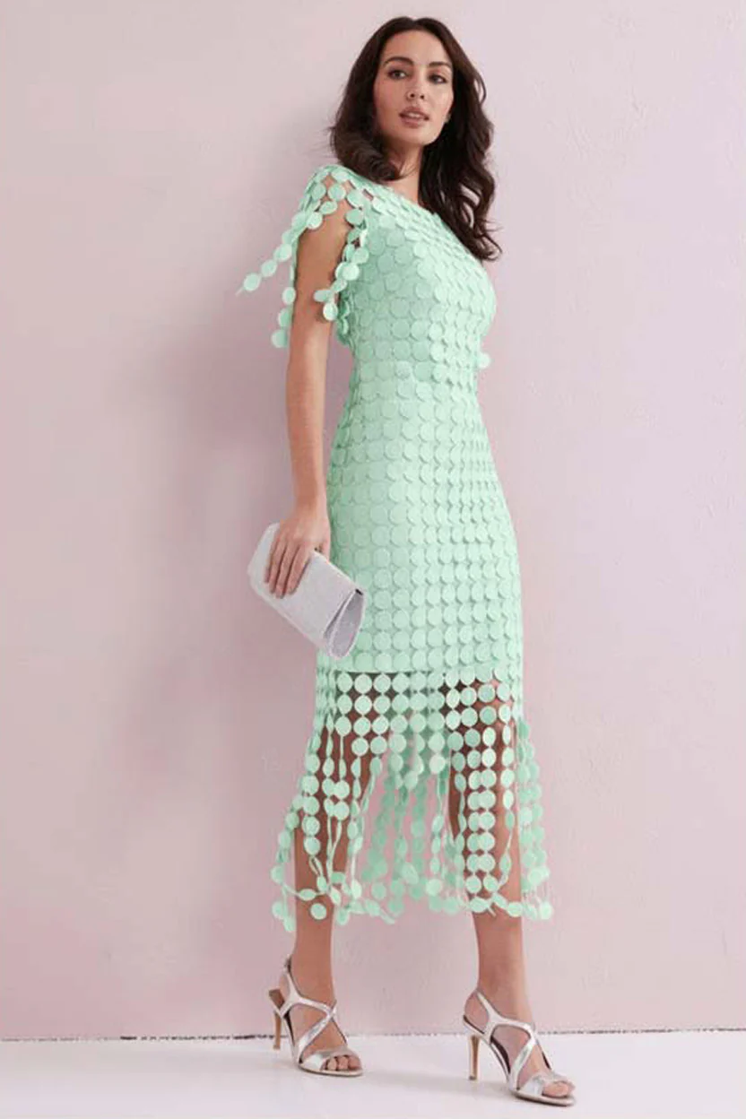 Samantha Jane Mint Sammi Cocktail Dress - Image 2
