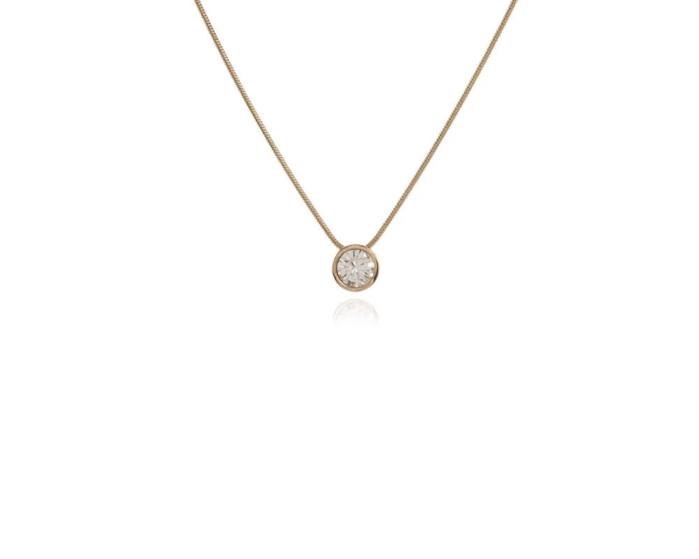Cachet London Solitaire Gold Pendant - Image 10