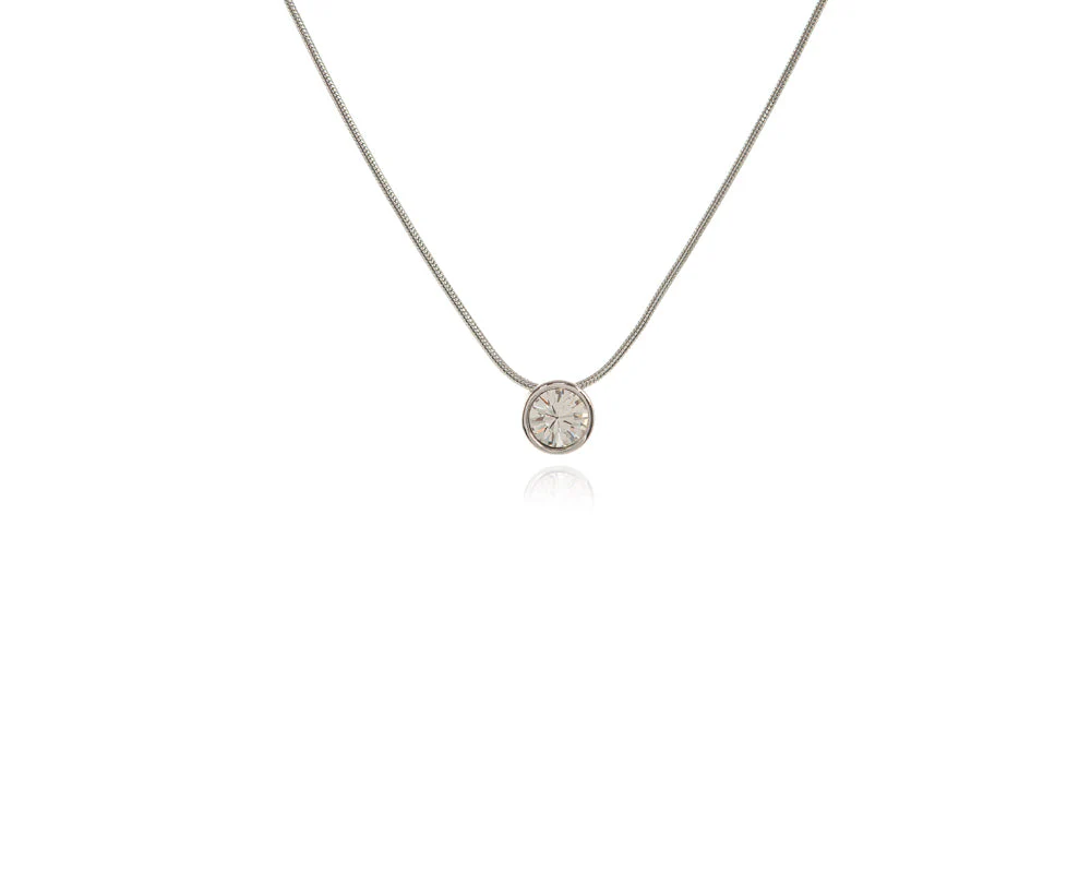 Cachet London Solitaire Silver Pendant - Image 11