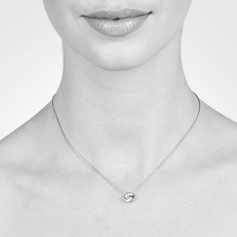 Cachet London Solitaire Silver Pendant - Image 4