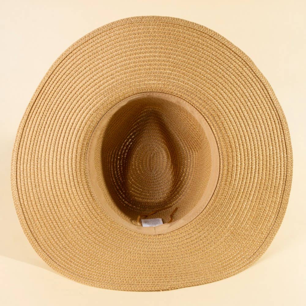 Soul Of Sita Assorted Beads Summer Straw Hat: Ka - Image 6