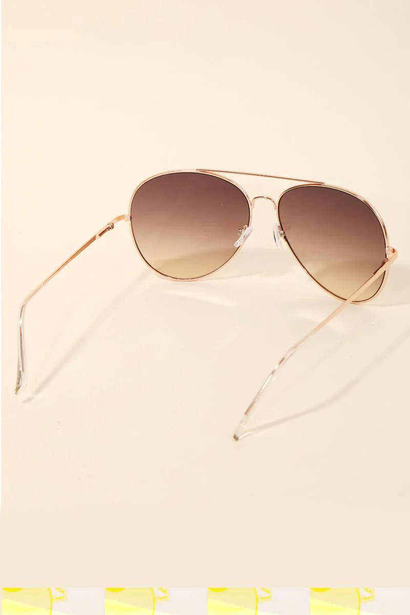 Soul Of Sita Oversized Double Bridge Fashion Aviator Sunglasses: Multi - Image 4
