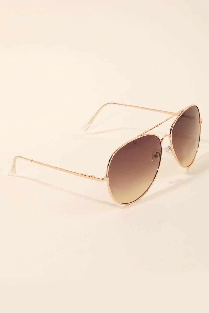 Soul Of Sita Oversized Double Bridge Fashion Aviator Sunglasses: Multi - Image 5