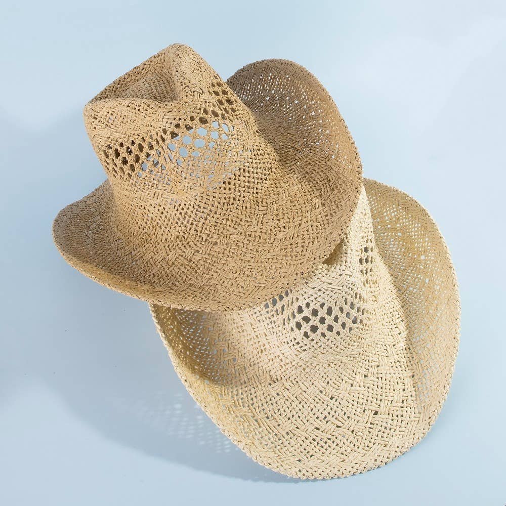 Soul Of Sita Straw Braid Western Cowboy Hat: Kh - Image 2