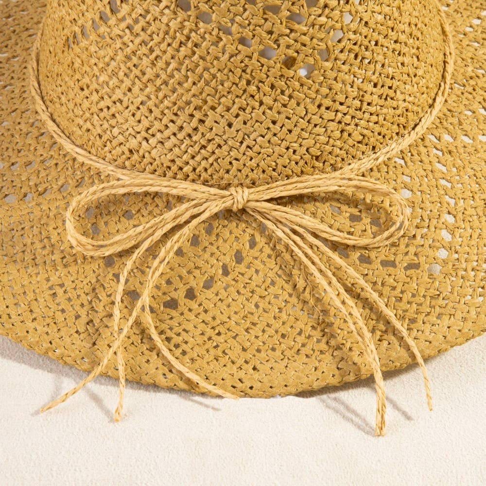 Soul Of Sita Thin Rope Strap Straw Cowboy Hat: Ka - Image 5