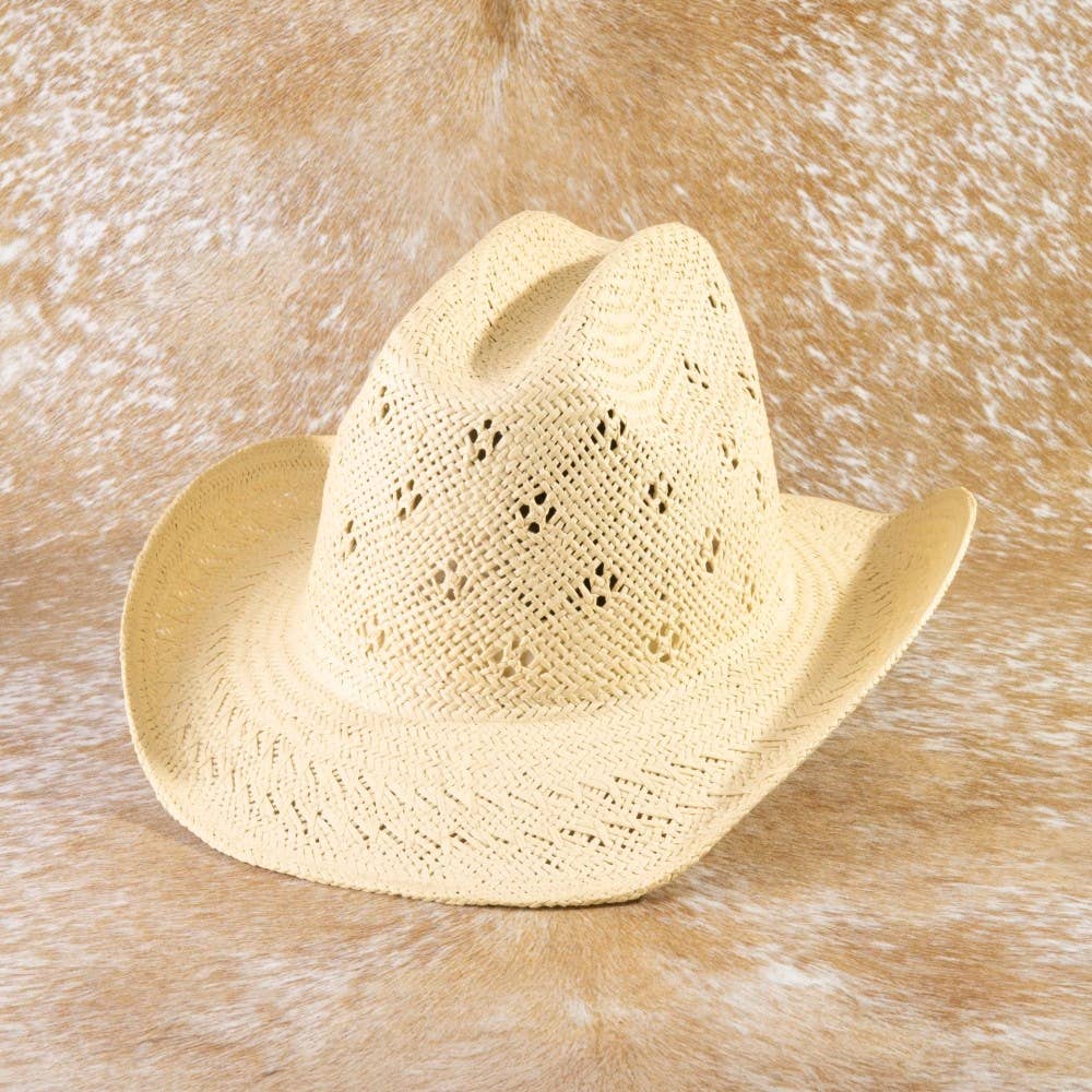 Soul Of Sita Weave Summer Straw Cowboy Hat: Iv - Image 3