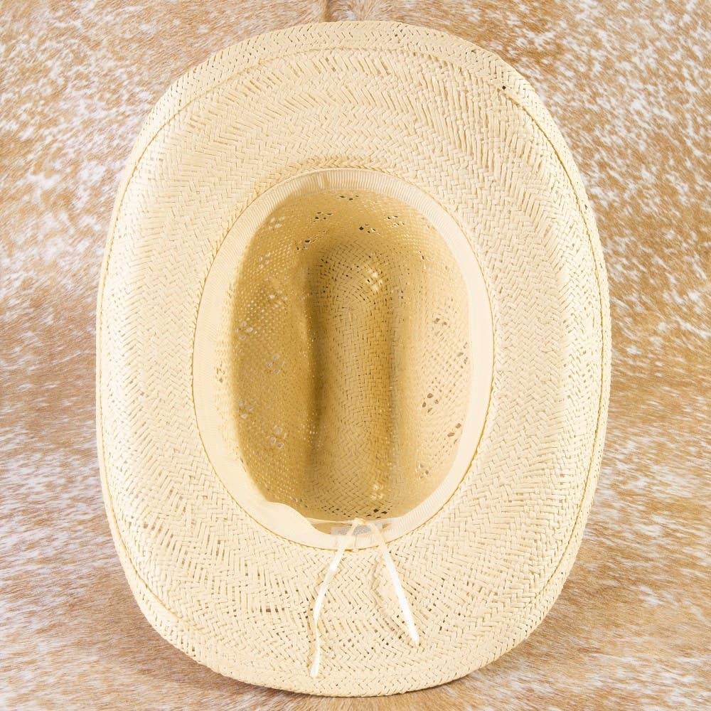 Soul Of Sita Weave Summer Straw Cowboy Hat: Iv - Image 5