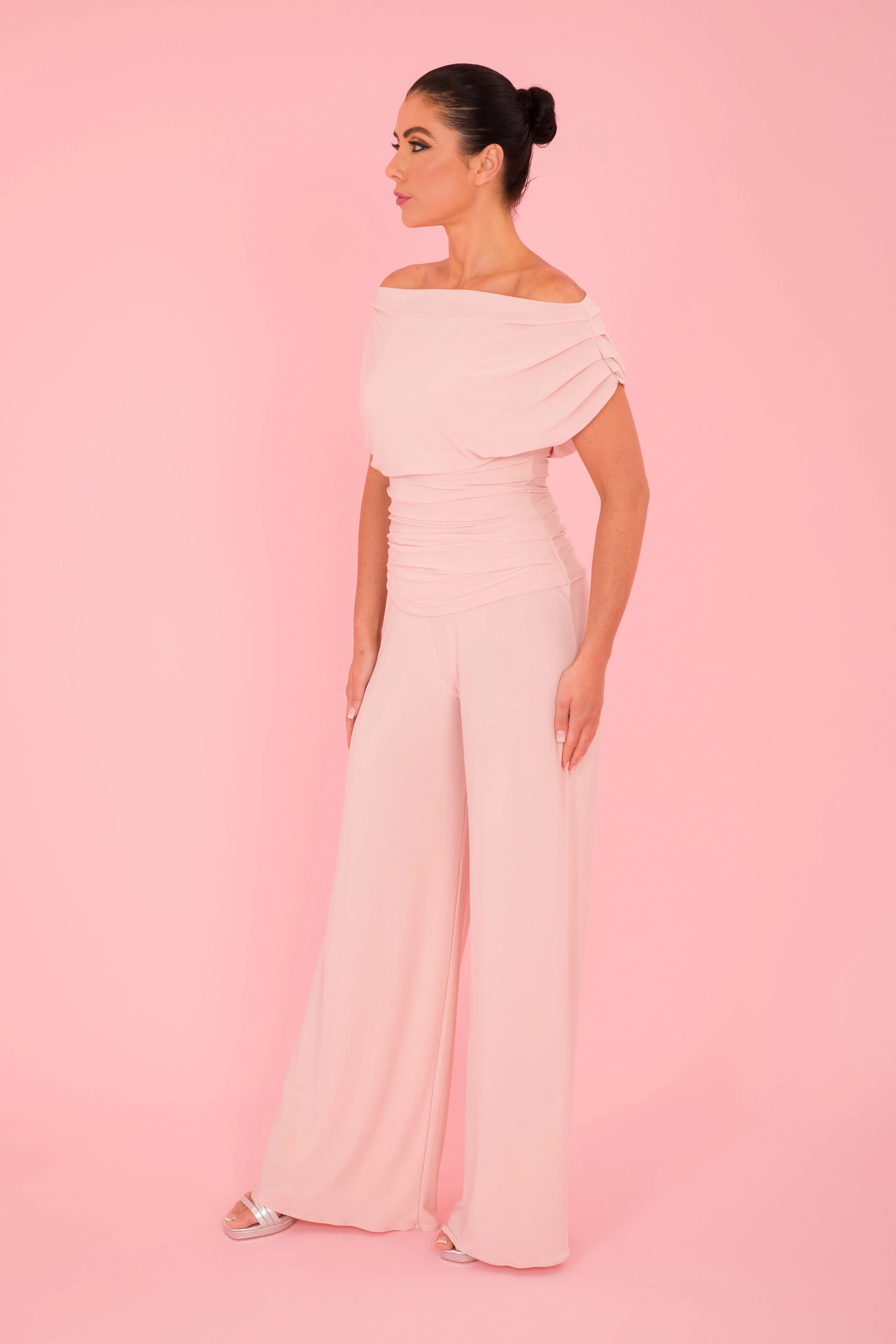 Atom Label Blush Ss26 Carbon Jumpsuit - Image 3