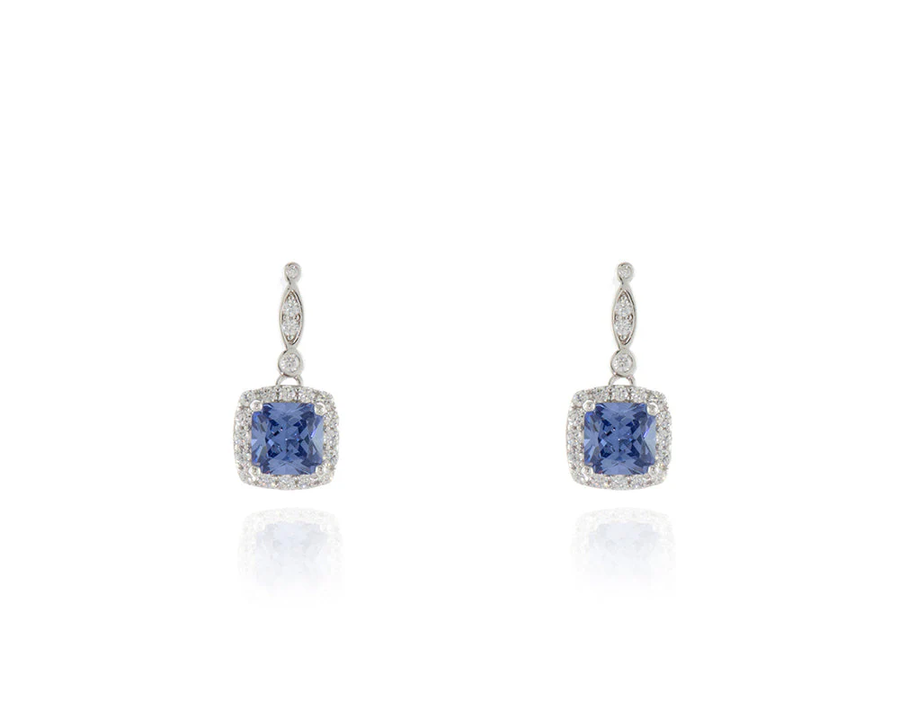 Cachet London Tanis Silver Tanzanite Earrings - Image 10