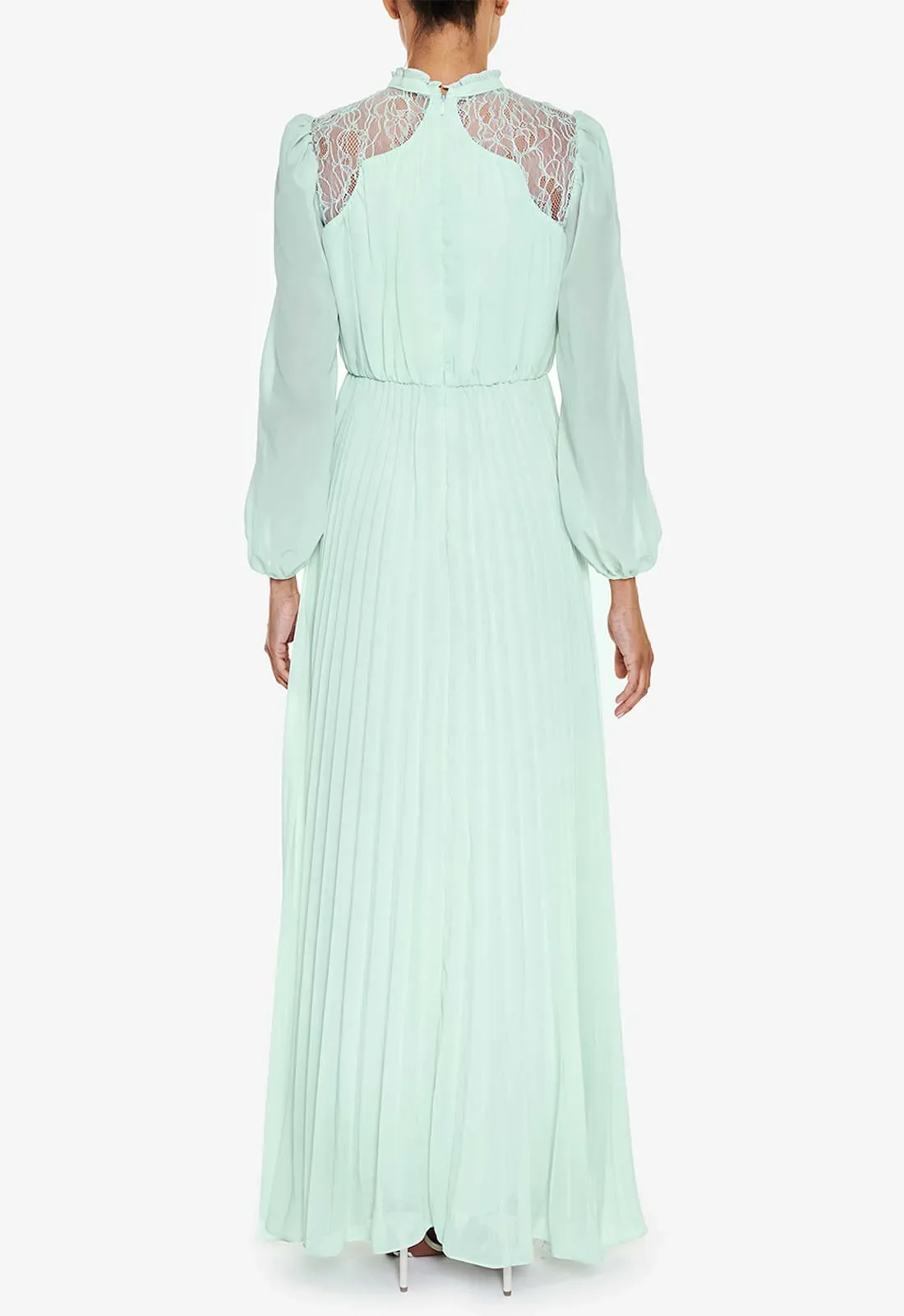 True Decadence Blue Long Sleeve Lace Dress - Image 2