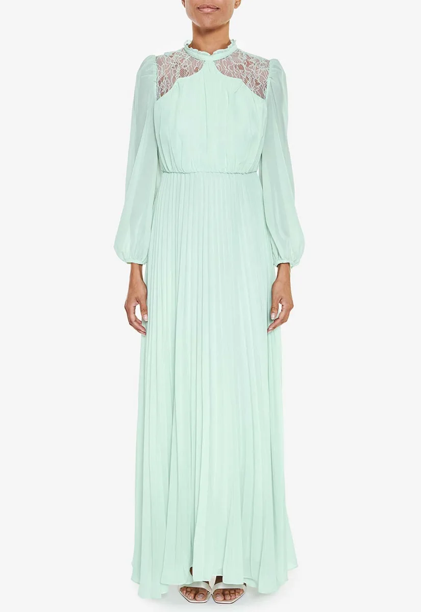 True Decadence Blue Long Sleeve Lace Dress - Image 6