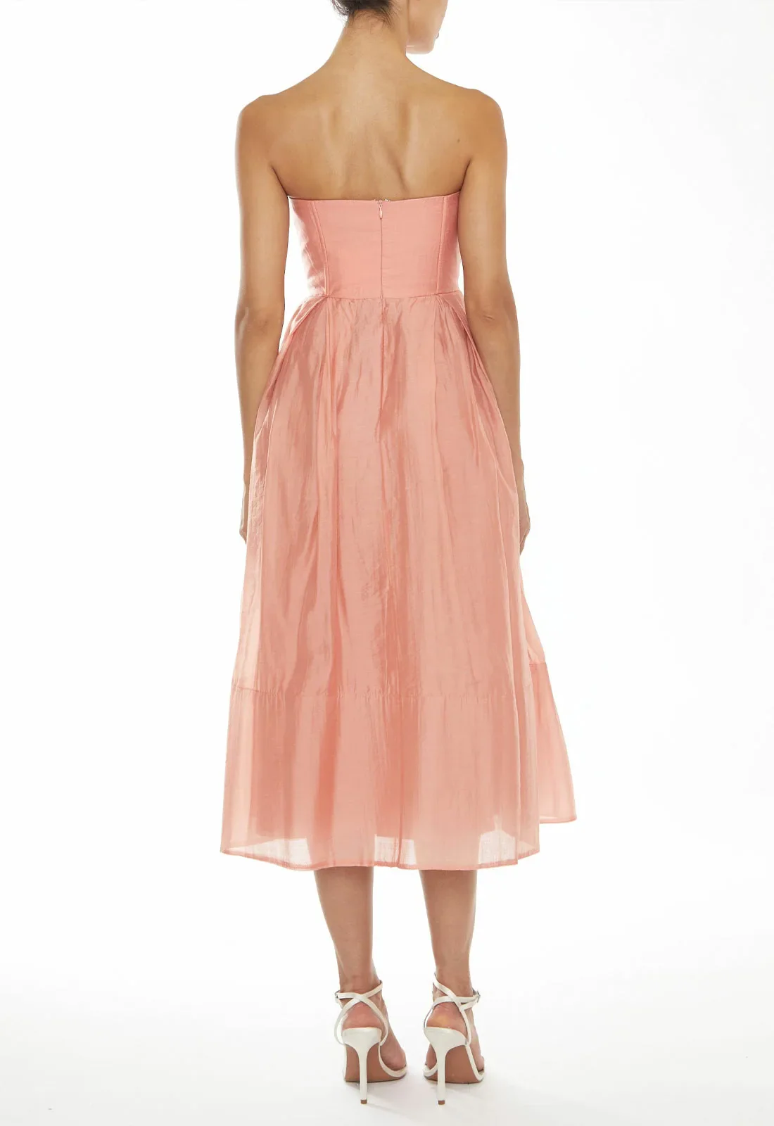 True Decadence Peach Ella Cocktail Dress - Image 3