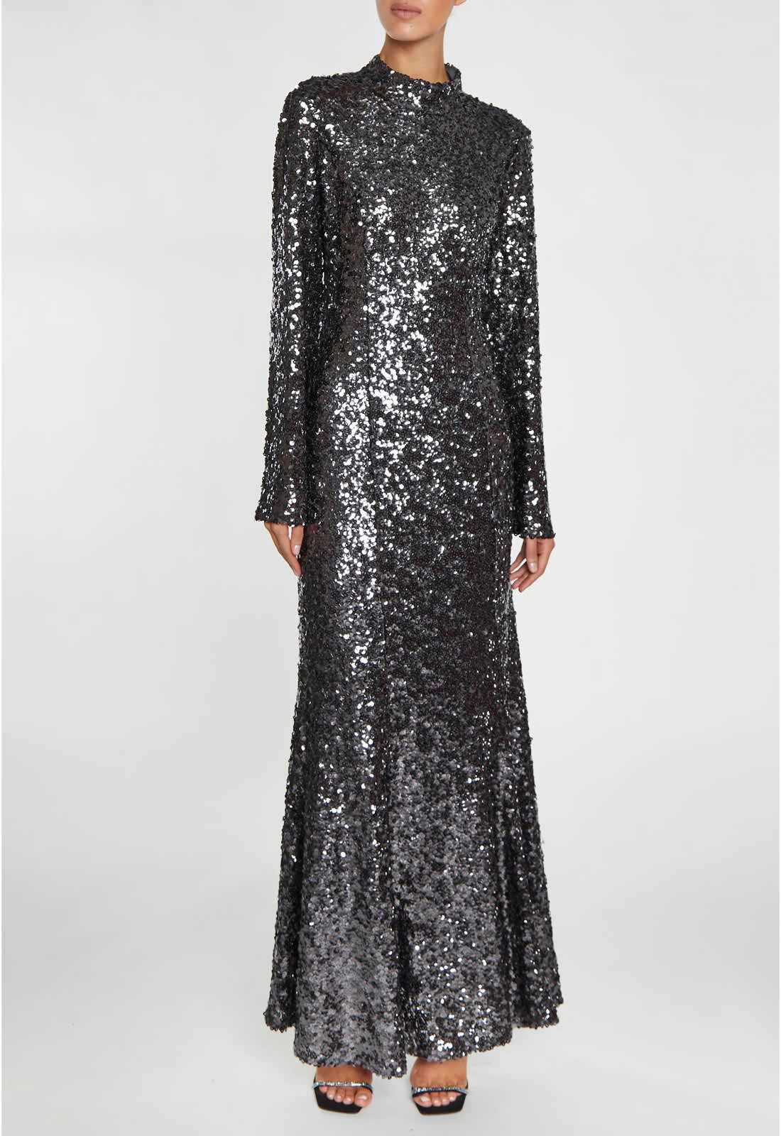 True Decadence Pewter Vanessa Gown - Image 3
