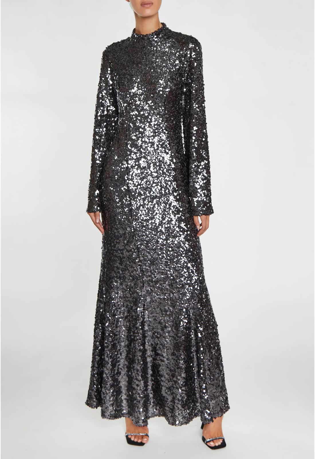 True Decadence Pewter Vanessa Gown - Image 4