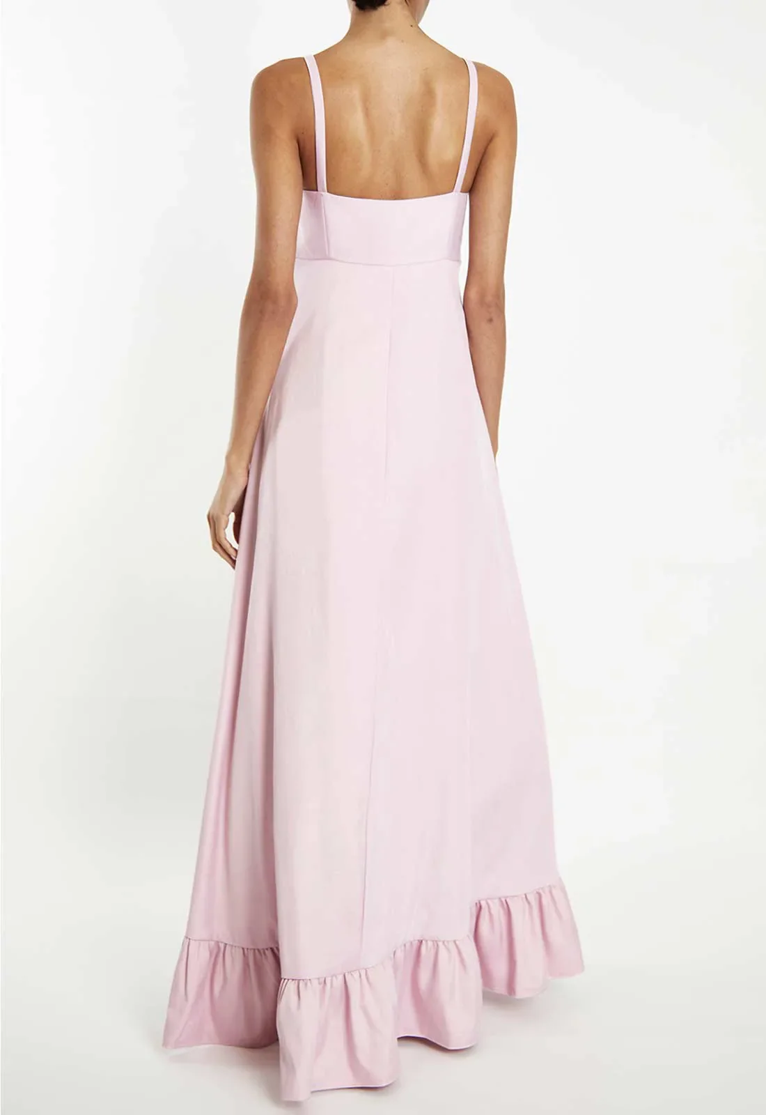 True Decadence Pink Frill Maxi Dress - Image 2