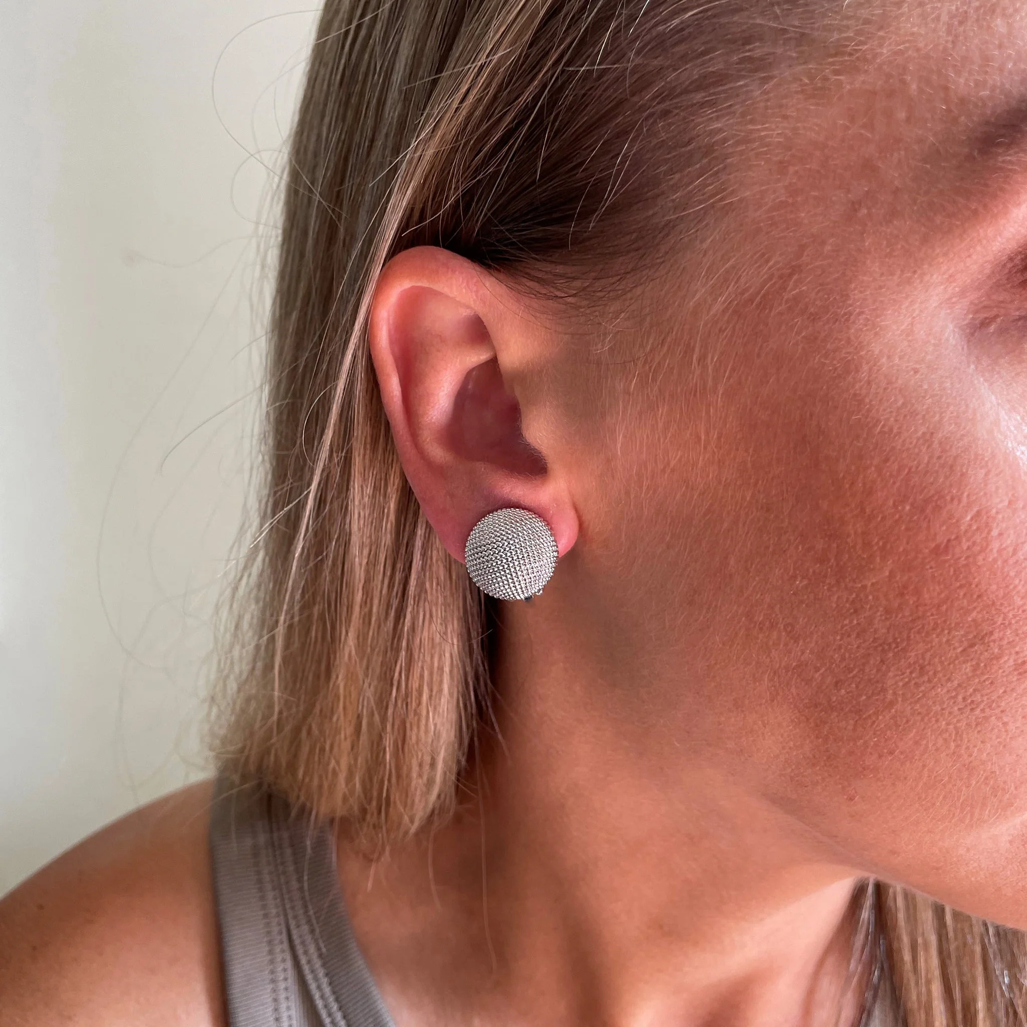 Cachet London Tyra Silver Clip On Earrings - Image 10