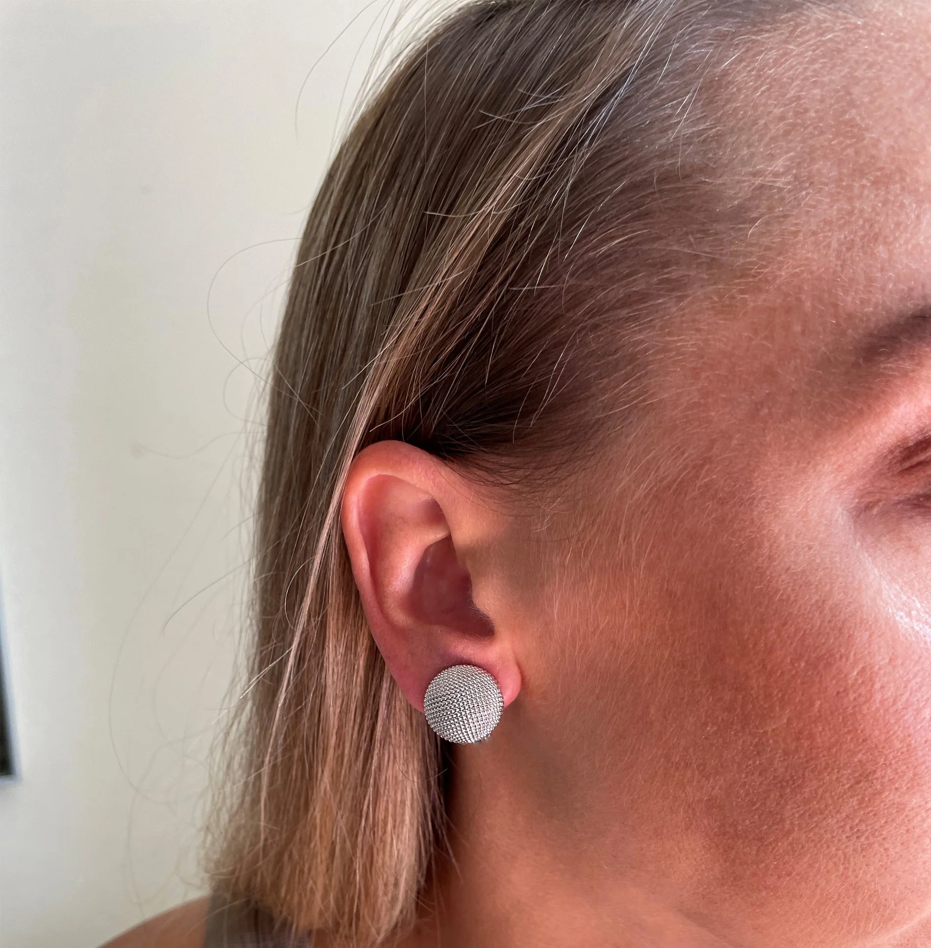 Cachet London Tyra Silver Clip On Earrings - Image 9