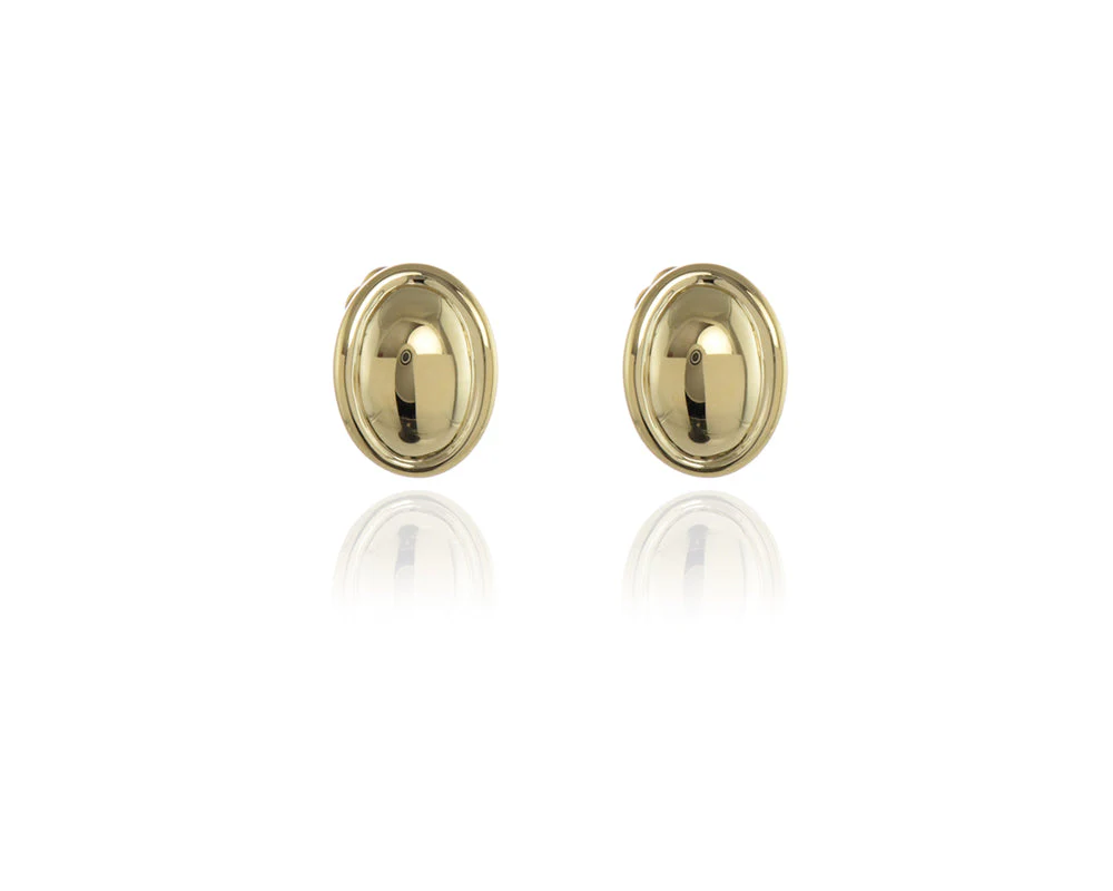 Cachet London Vega Polished Gold Clip On Earrings - Image 8