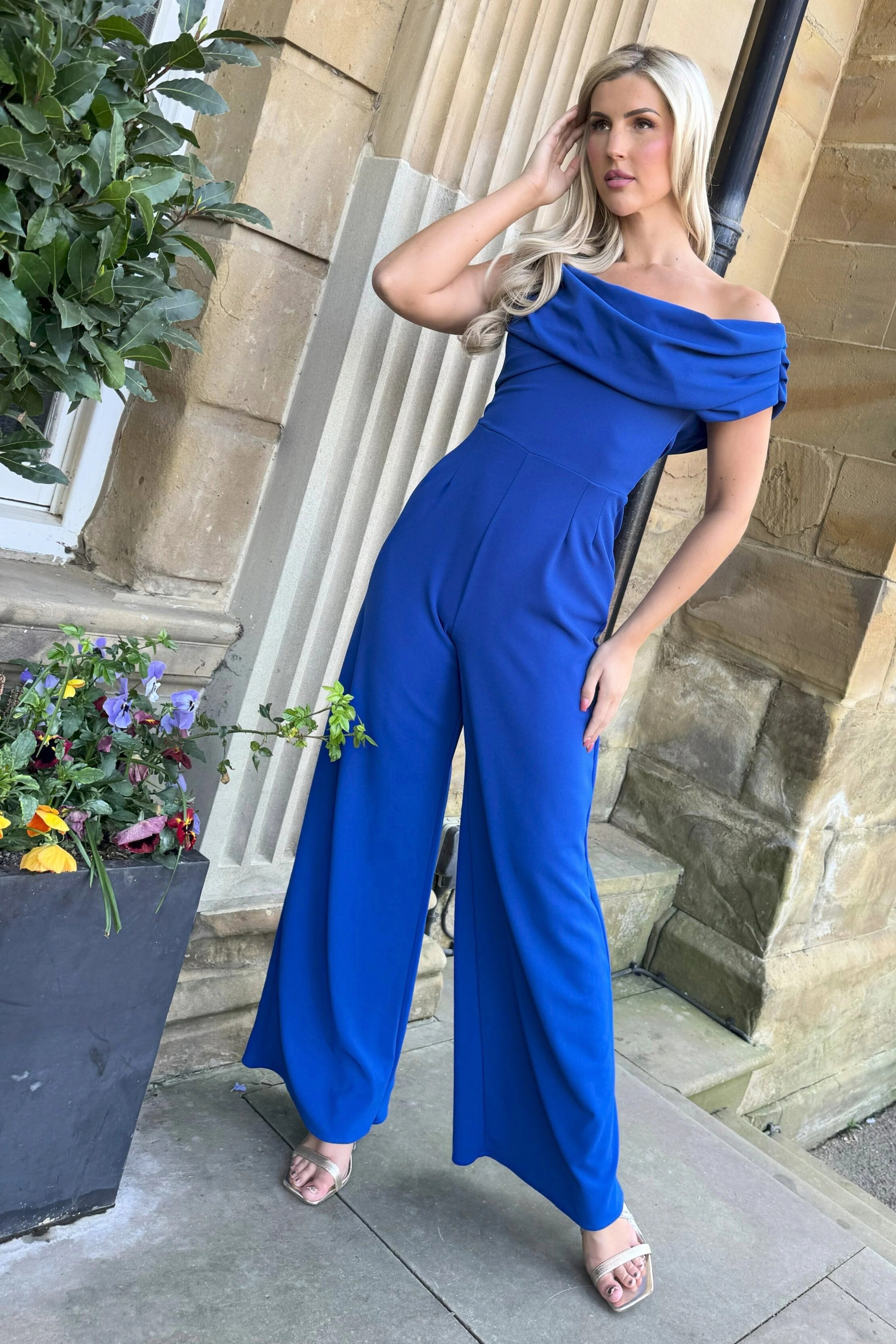 Atom Label Cobalt Venice Jumpsuit
