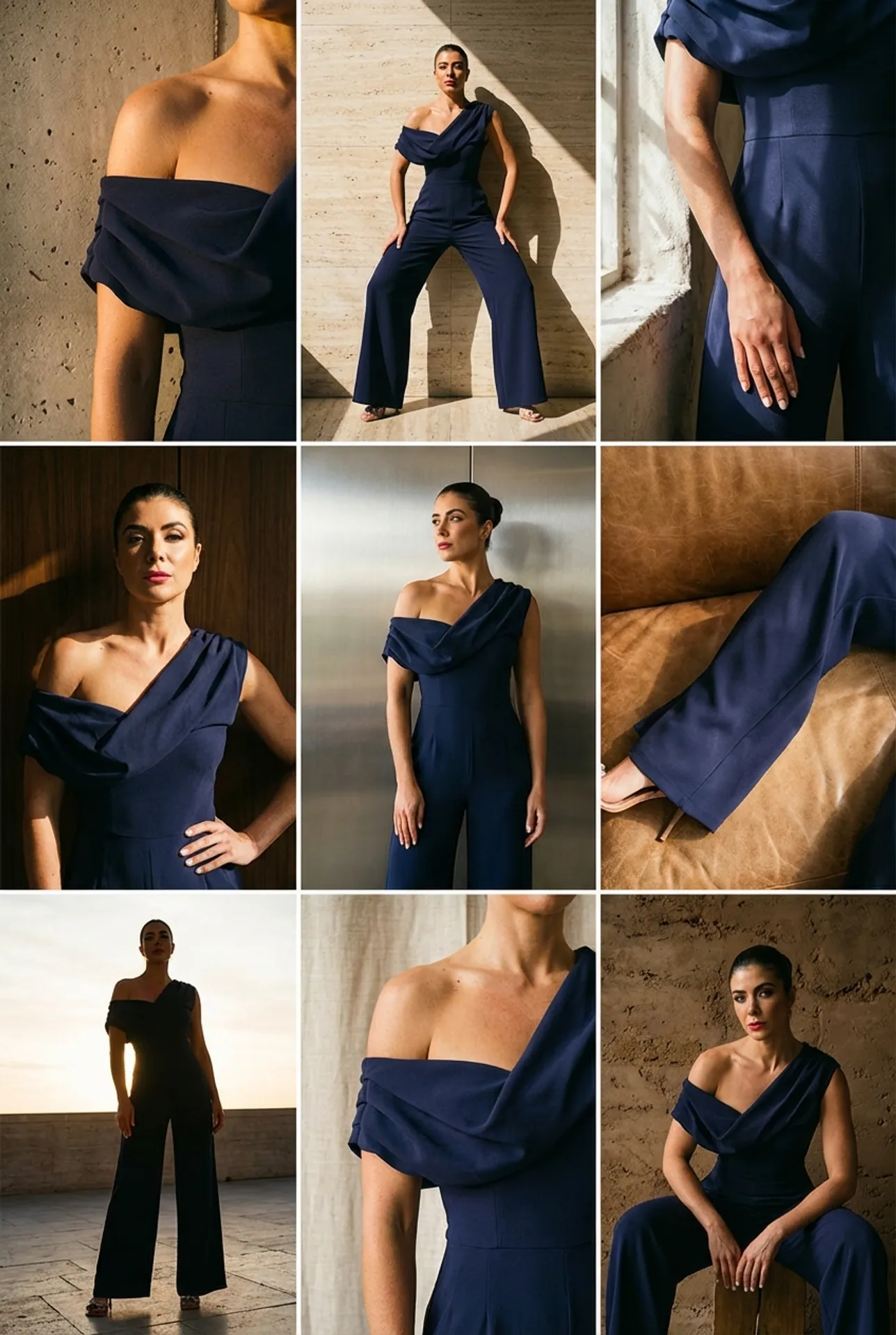 Atom Label Navy Venice Jumpsuit - Image 2