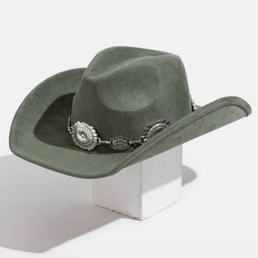 Western Concho Cowboy Hat: DBR - Image 11